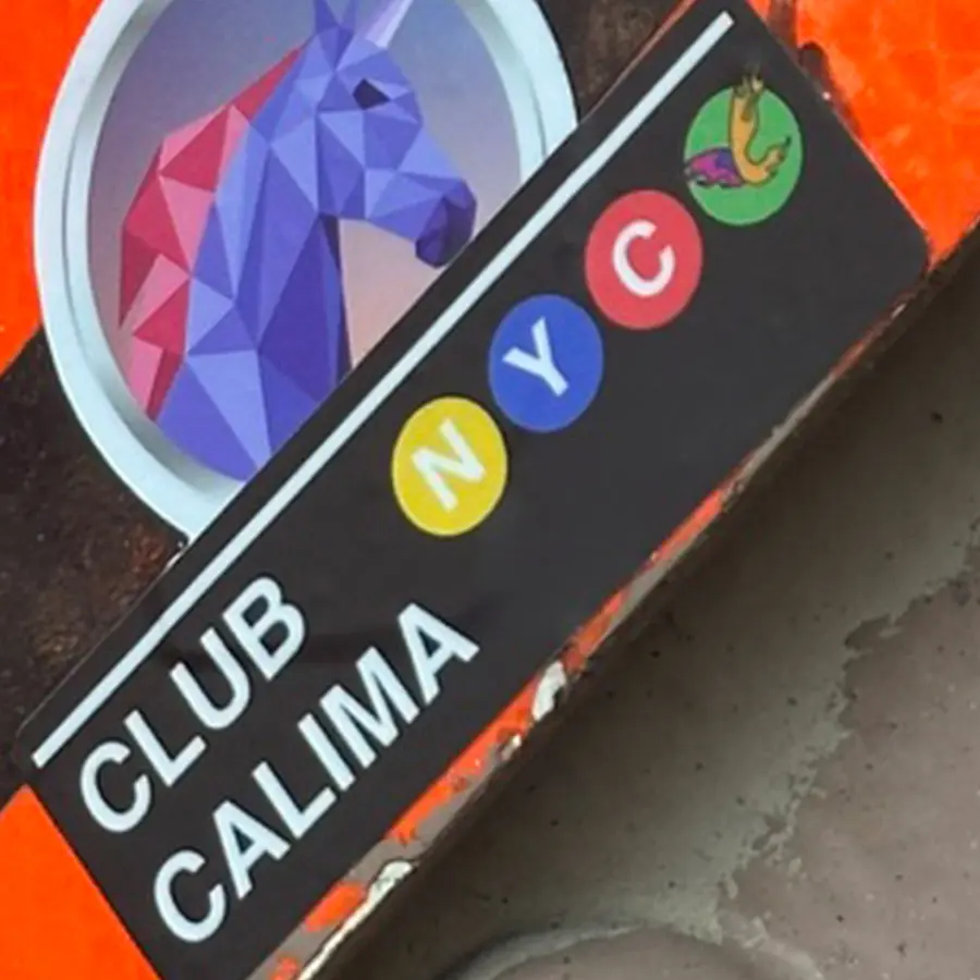 Club Calima NYC Stickers